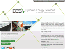Tablet Screenshot of dynamicenergysolutions.net